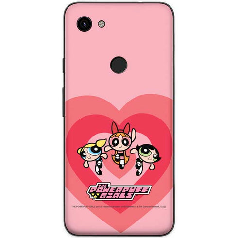 Cartoon Network Powerpuff Girls Hearts Google Pixel 3a Skin